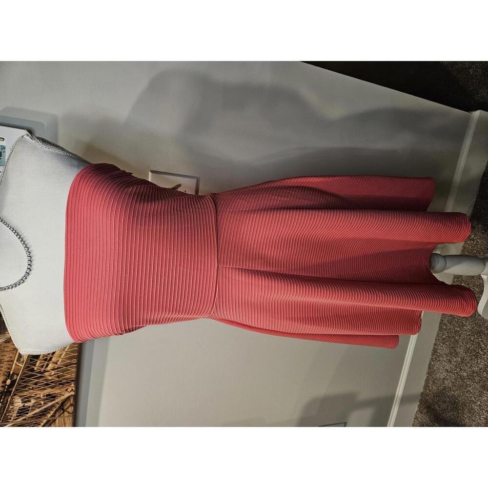 The Limited Strapless Coral Dress